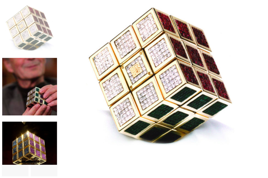Masterpiece Rubik's Cube: $2.5 million (£1.9m)